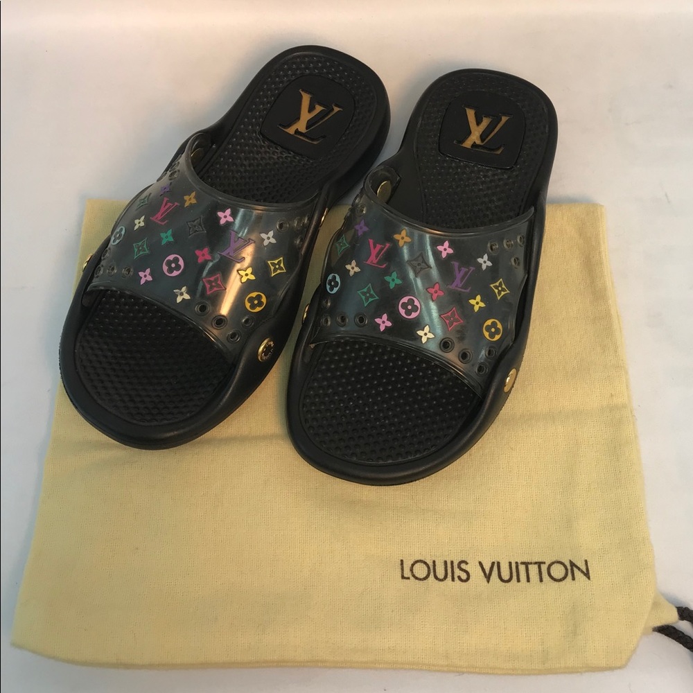 Louis Vuitton Multicolore Sandals  Sz7 MINT!